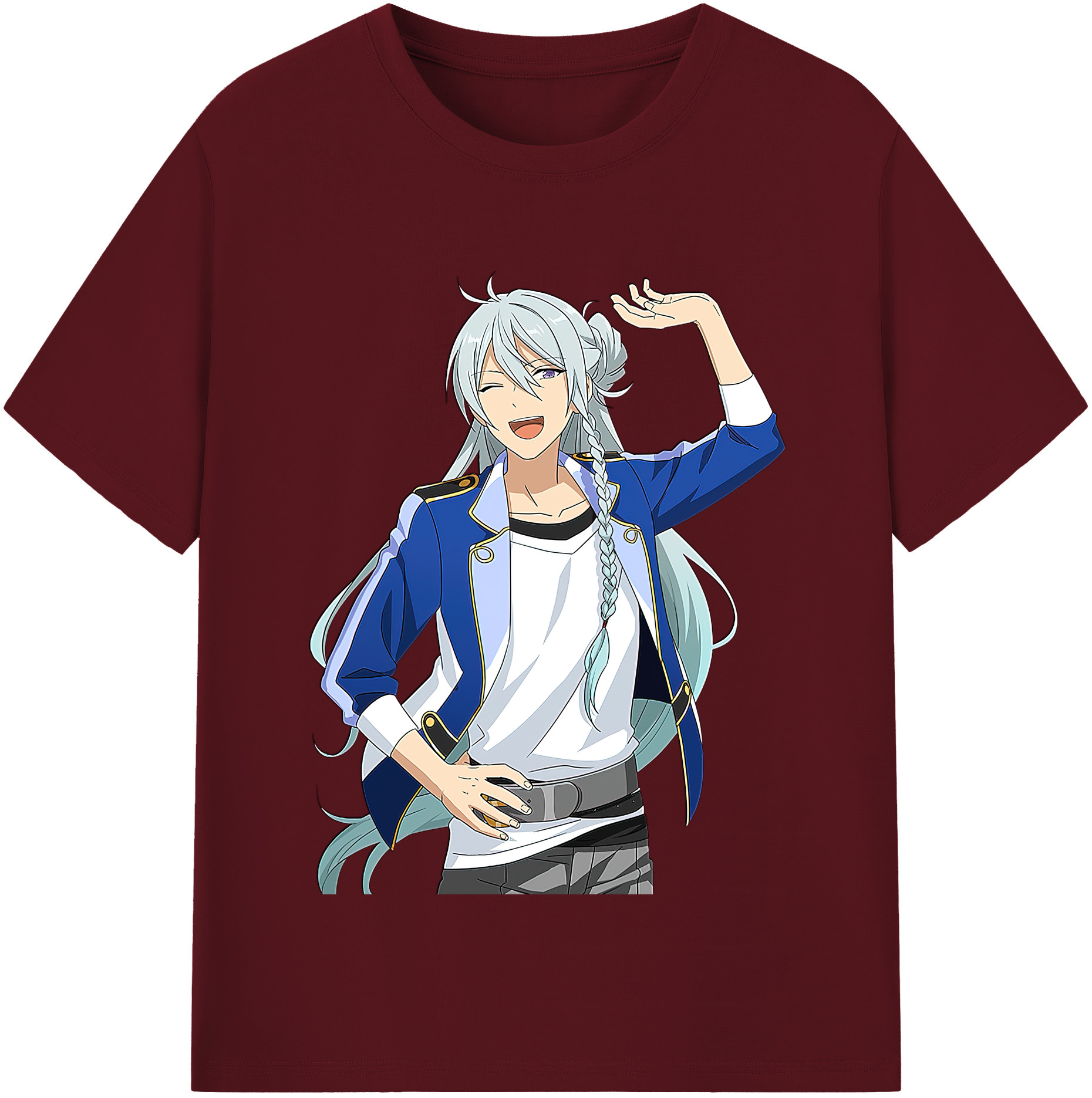 （画像用） あんさんぶるスターズ! Ensemble Stars 綿100％半袖Tシャツ（フロントプリント）
